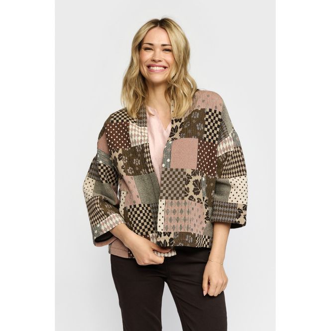 Hovedbilde Ditte jakke i patchwork Fra 2-Biz