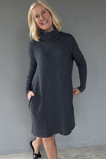 Hovedbilde 7501 By basics kort kjole med lommer