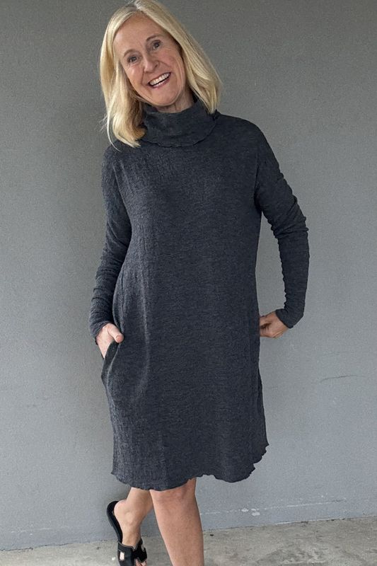 7501 By basics kort kjole med lommer