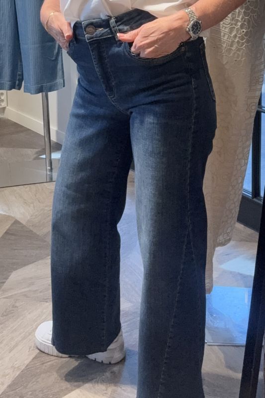 Isay jeans med høyt liv og vide ben