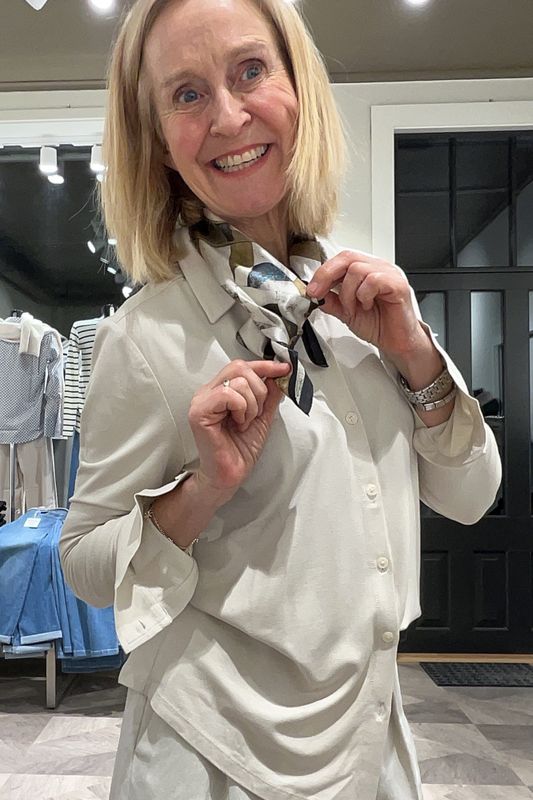 Marc´OPolo bluse i jersey stretch