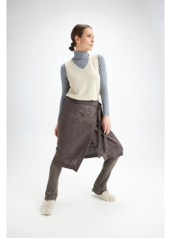 11016 By basics lin omslags skjørt.