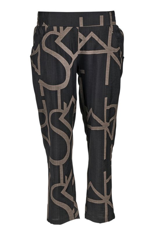 4124 My Soul bukse smal modell med print