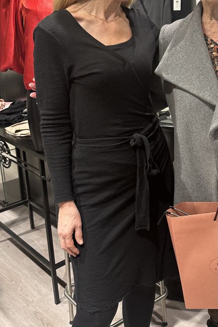 Hovedbilde 8012 By basics omslagskjole/jakke i merinoull